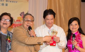 Grand Prize Winner at the Chinese New Year Dinner